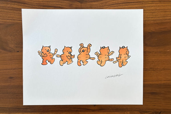 Heathcliff Dance Original Drawing