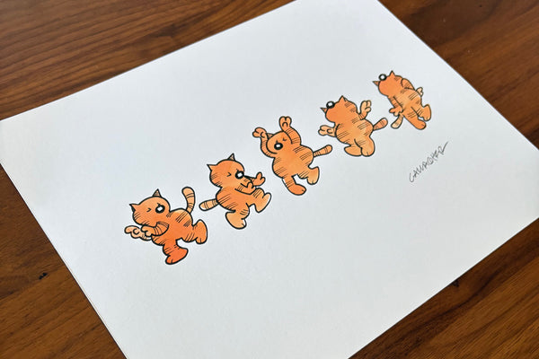 Heathcliff Dance Original Drawing