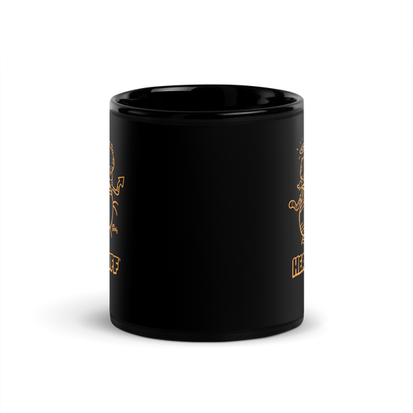 Heathcliff Dual Black Glossy Mug