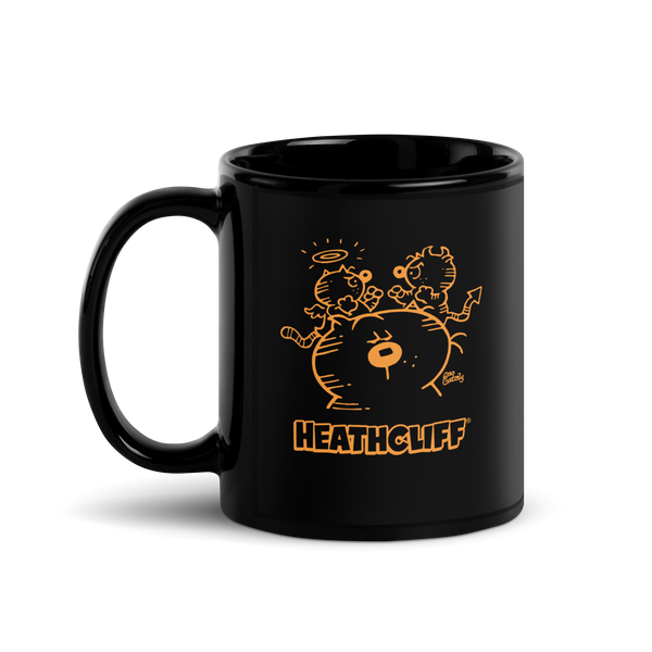 Heathcliff Dual Black Glossy Mug