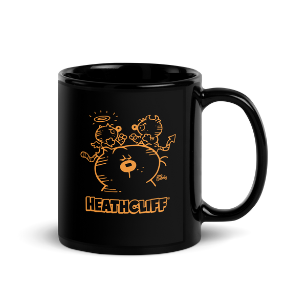 Heathcliff Dual Black Glossy Mug