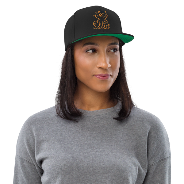 Heathcliff Grin Snapback Hat