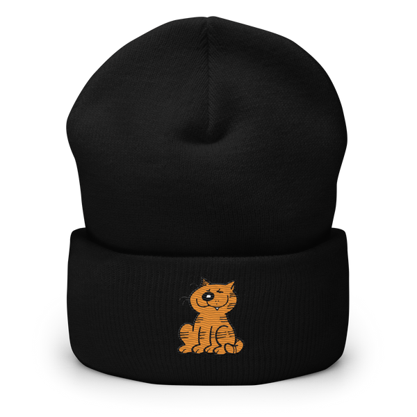 Heathcliff Grin Cuffed Beanie