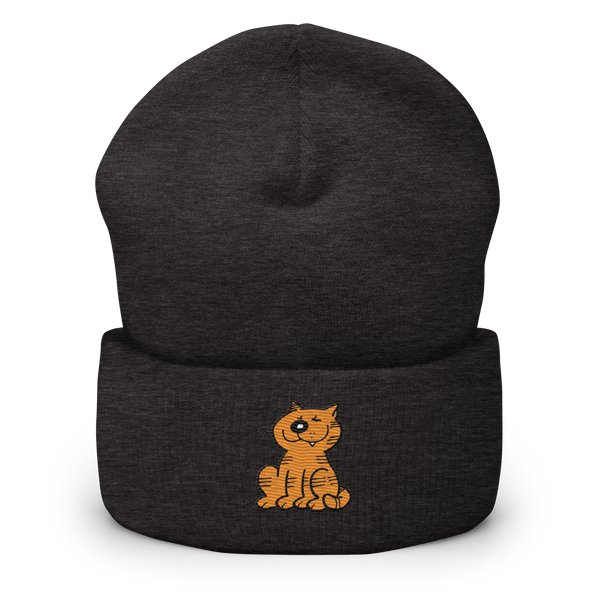 Heathcliff Grin Cuffed Beanie