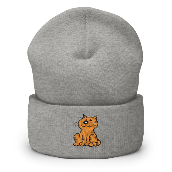 Heathcliff Grin Cuffed Beanie