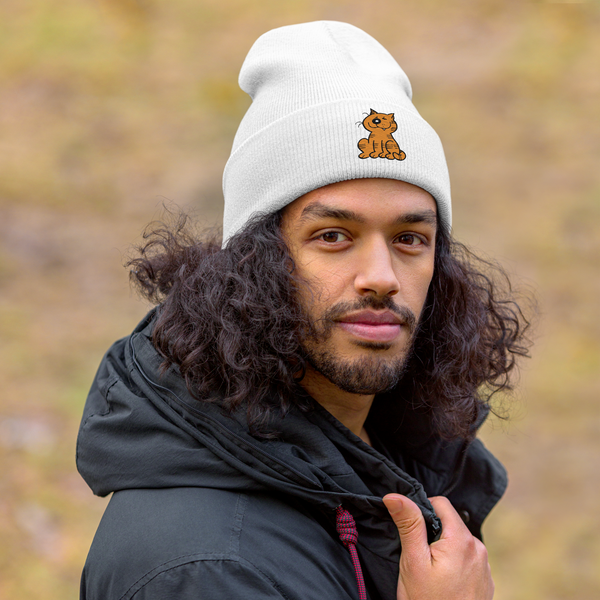 Heathcliff Grin Cuffed Beanie