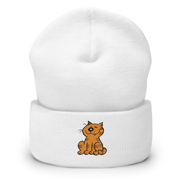 Heathcliff Grin Cuffed Beanie