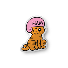 Heathcliff Ham Helmet Custom-Shaped Pillow