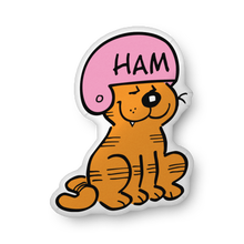 Heathcliff Ham Helmet Custom-Shaped Pillow