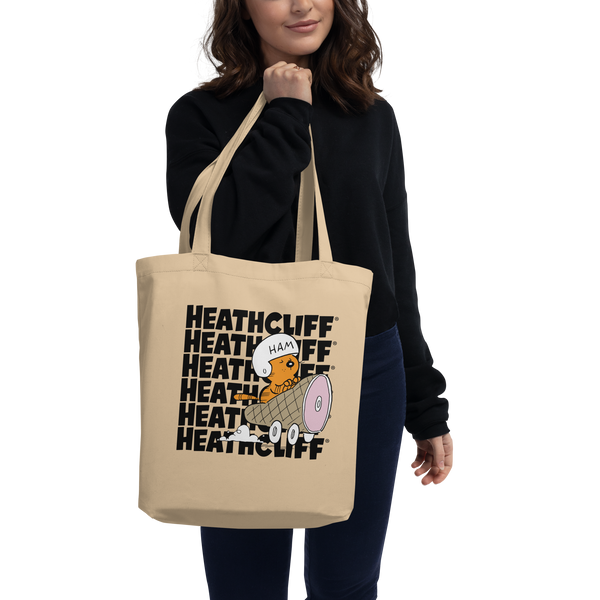 Heathcliff Ham Car Tote Bag