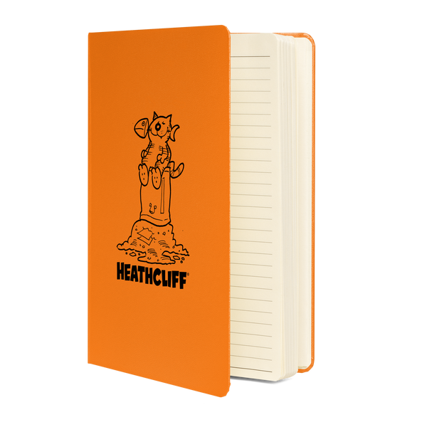 Heathcliff Garbage Night Hardcover Notebook