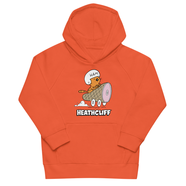 Heathcliff Ham Car Kids Hoodie