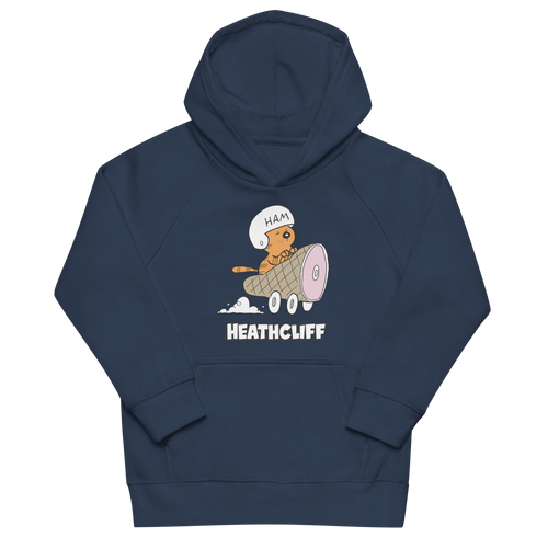 Heathcliff Ham Car Kids Hoodie