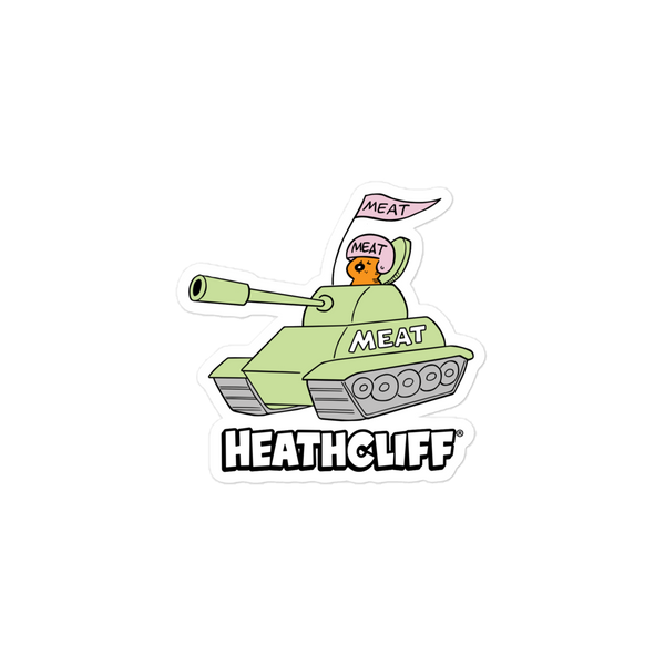 Heathcliff Meat Tank Stickers