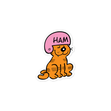 Heathcliff Ham Helmet Sticker