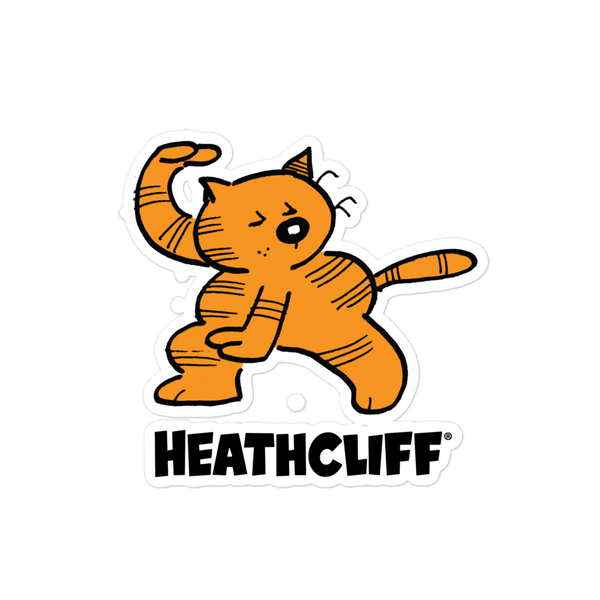 Heathcliff Judo Chop Sticker