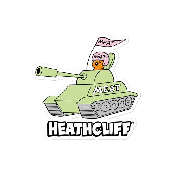 Heathcliff Meat Tank Stickers