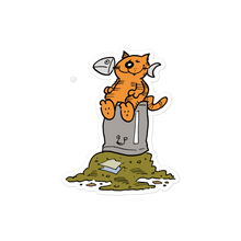 Heathcliff Garbage Night Sticker