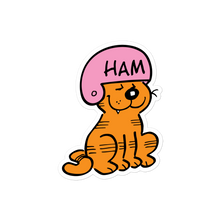 Heathcliff Ham Helmet Sticker