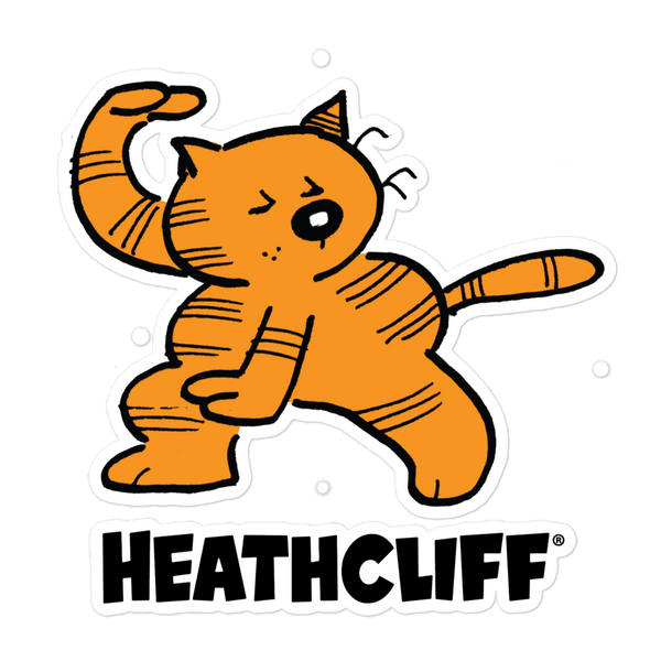 Heathcliff Judo Chop Sticker