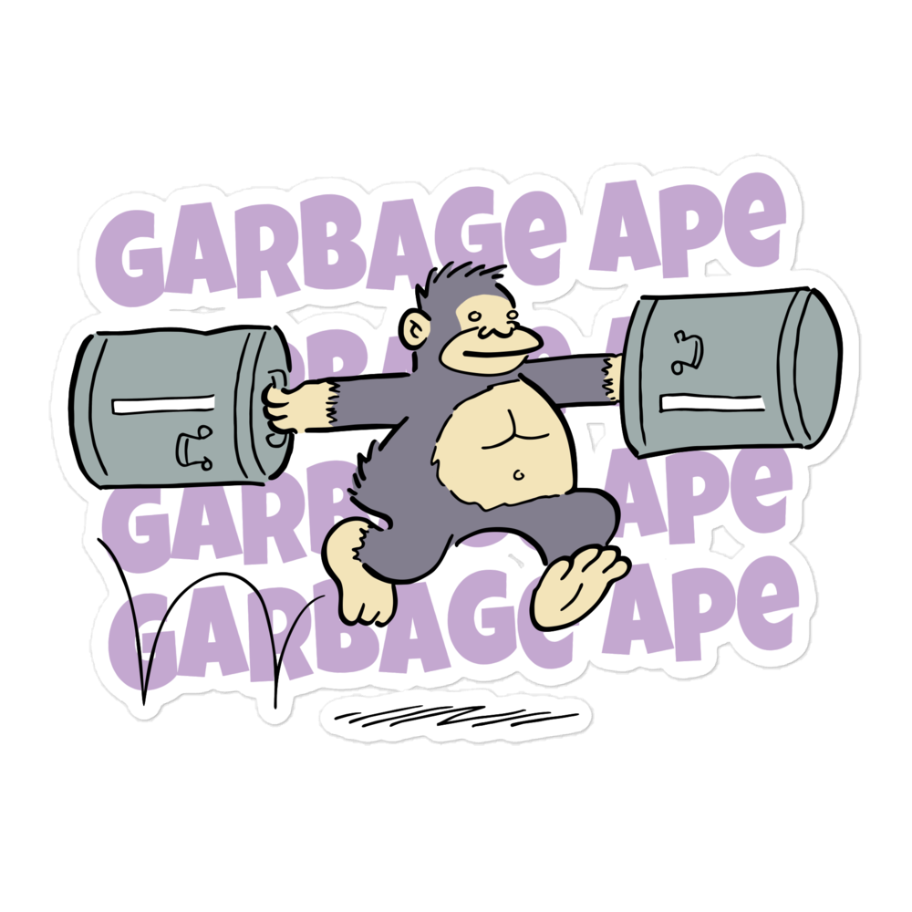 Garbage Ape Sticker – Heathcliff Shop