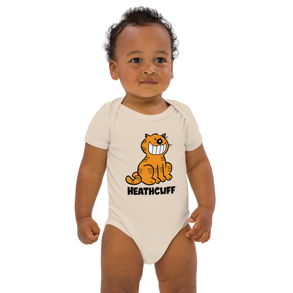 Heathcliff Smile Organic Cotton Baby Bodysuit