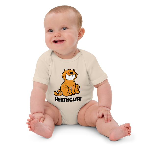 Heathcliff Smile Organic Cotton Baby Bodysuit