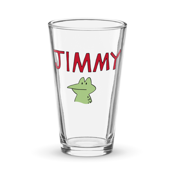 Jimmy Pint Glass