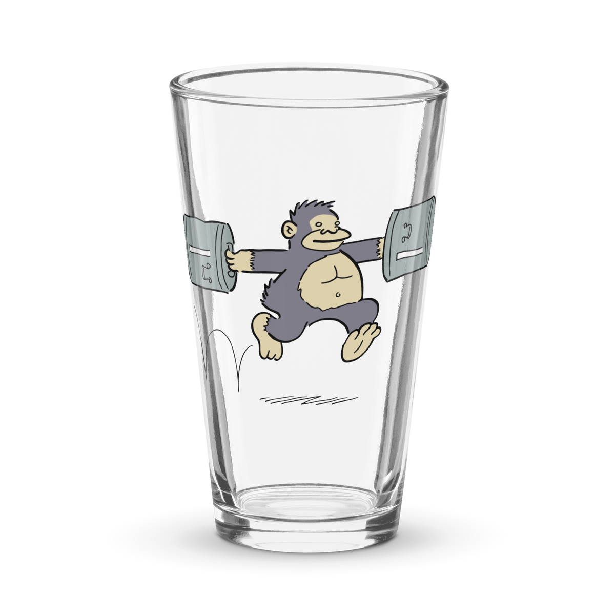 Garbage Ape Pint Glass – Heathcliff Shop