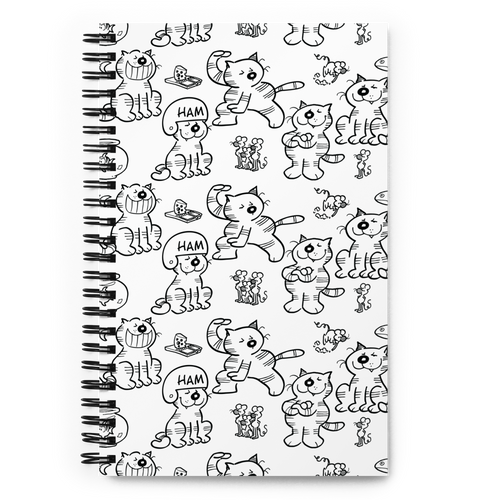 Heathcliff Spiral Notebook