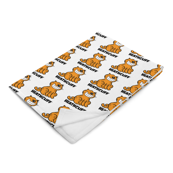 Heathcliff Smile Throw Blanket