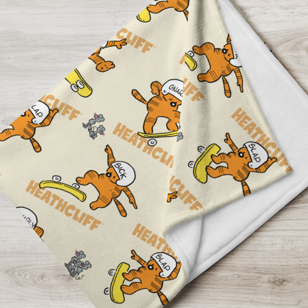 Heathcliff Throw Blankets