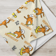 Heathcliff Skates Throw Blanket