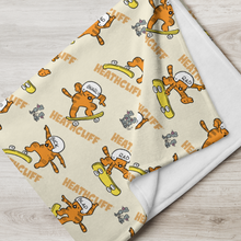 Heathcliff Skates Throw Blanket