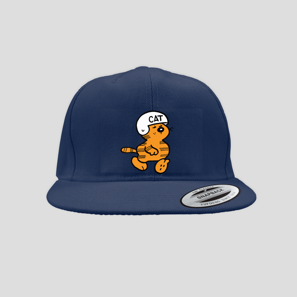 Cat Helmet Snapback Cap