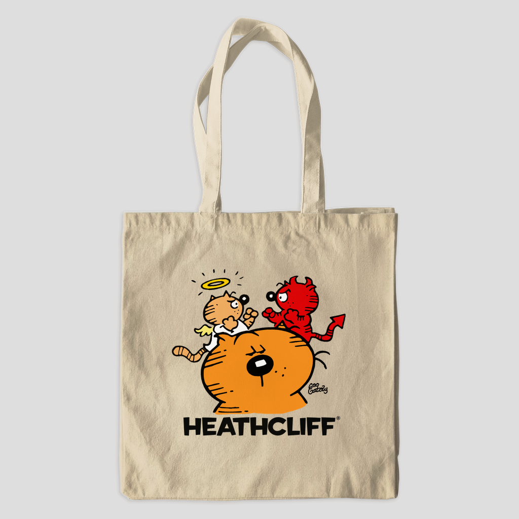 Heathcliff Conundrum Canvas Tote Bag