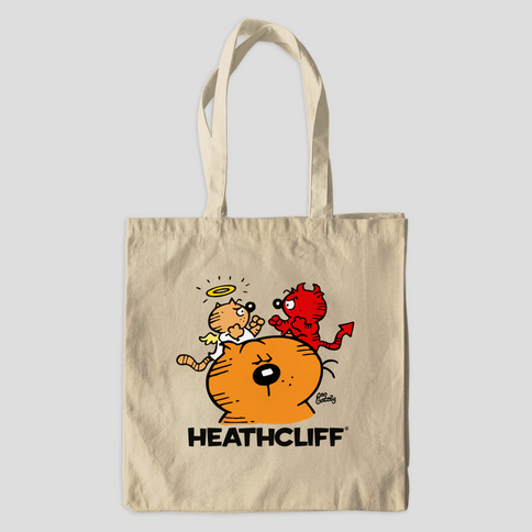 Heathcliff Conundrum Canvas Tote Bag