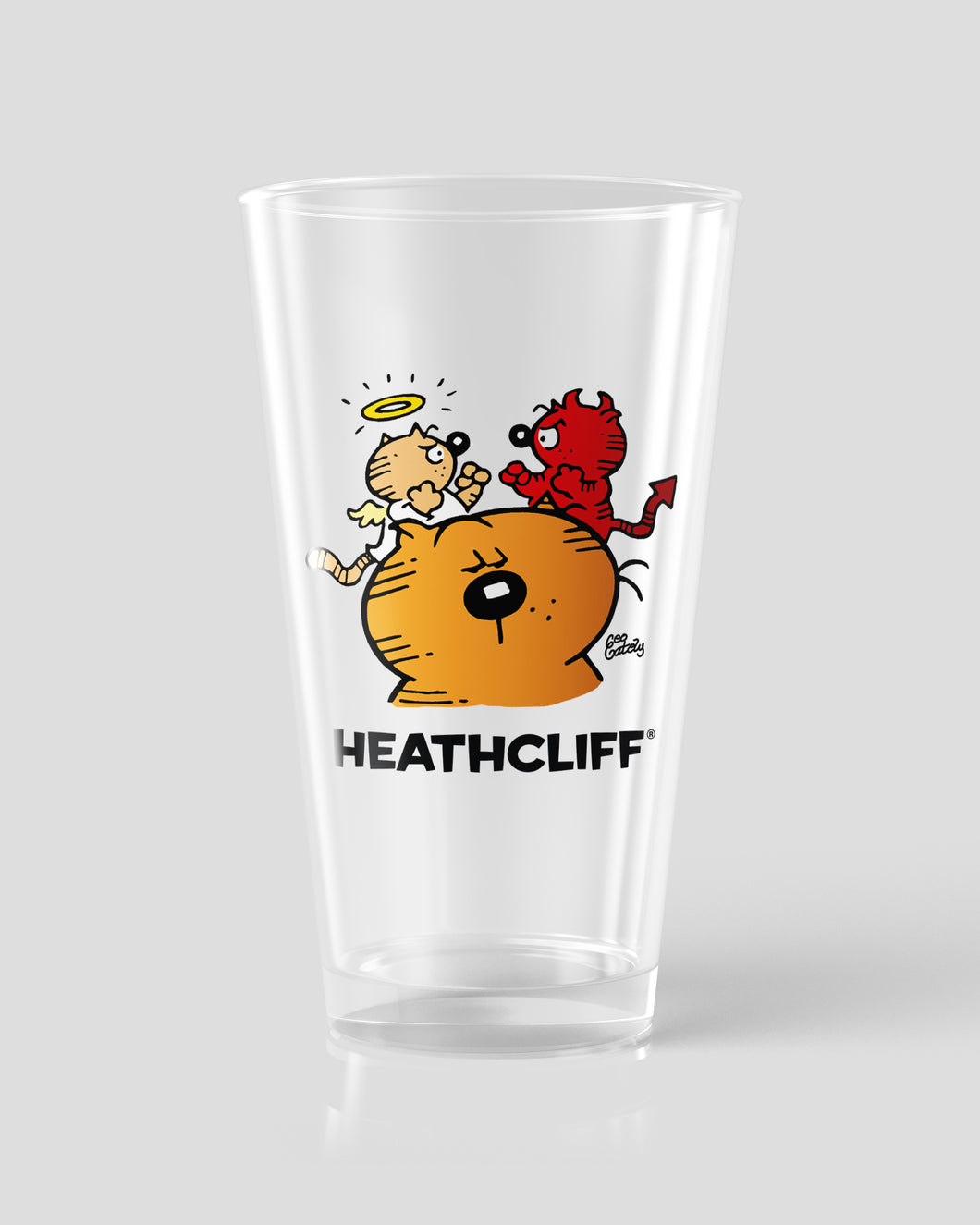 Heathcliff Conundrum Pint Glasse