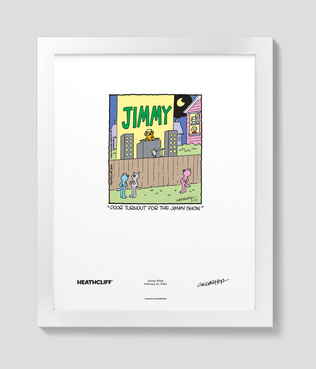 Jimmy 2/21/2023 Framed Print