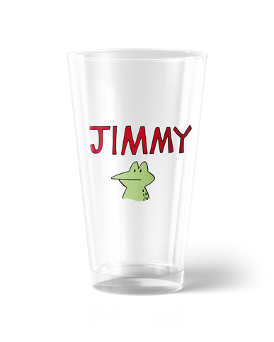 Jimmy Pint Glass